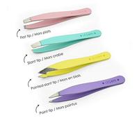 Legami - Bye Bye Frida, Set di 4 Mini Pinzette, 5x0,5 cm, in Acciaio Inossidabile, Raggiungi i Peletti Nascosti con la Punta più Adatta,Punta Piatta, Punta Angolata, Punta obliqua, Punta Appuntita.