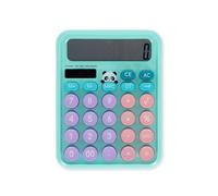 Legami - Calcolatrice da Tavolo Calcoolator, Tema Panda, Calcolatrice Solare a Doppia Alimentazione, a Batteria AAA (non inclusa) o a Energia Solare, 15.8 x 12 x 2.8 cm