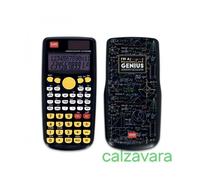 Legami - Calcolatrice Scientifica Count On Me, Tema Genius, 3 Modalità, Base, Funzioni Scientifiche e Calcoli Statistici, Cover Scorrevole, Digitale, Doppia Alimentazione