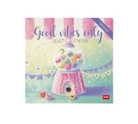 Legami - Calendario 2027 da Muro, Good Vibes Only, 12 Mesi, 30 x 29 cm