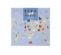 Legami Calendario da Parete 2025 Calendario da Muro Grande 30 x 29 cm, 12 Mesi e Planner Annuale, Spazio per Note e Appunti, In Inglese, Segni Zodiacali e Festività Internazionali, Dogs