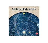 Legami Calendario da Parete 2025 Calendario da Muro Grande 30 x 29 cm, 12 Mesi e Planner Annuale, Spazio per Note e Appunti, 6 Lingue, Segni Zodiacali e Festività Internazionali, Celestial Maps