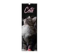 Legami - Calendario da Parete 2026, Cats, Calendario da Muro Piccolo, 12 Mesi e Planner Annuale, in 6 Lingue, Spazio per Note, Segni Zodiacali, Festività Internazionali, 16 x 49 cm