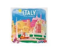 Legami - Calendario da Parete 2026, Italy, Calendario da Muro Grande, 12 Mesi e Planner Annuale, in Inglese, Spazio per Note, Segni Zodiacali, Festività Internazionali, 30 x 29 cm