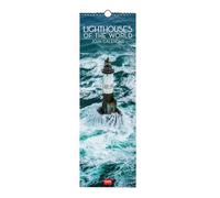 Legami - Calendario da Parete 2026, Lighthouses, Calendario da Muro Piccolo, 12 Mesi e Planner Annuale, in 6 Lingue, Spazio per Note, Segni Zodiacali, Festività Internazionali, 16 x 49 cm