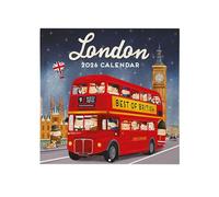 Legami - Calendario da Parete 2026, London, Calendario da Muro Grande, 12 Mesi e Planner Annuale, in Inglese, Spazio per Note, Segni Zodiacali, Festività Internazionali, 30 x 29 cm