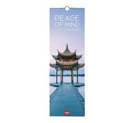 Legami - Calendario da Parete 2026, Peace of Mind, Calendario da Muro Piccolo, 12 Mesi e Planner Annuale, in 6 Lingue, Spazio per Note, Segni Zodiacali, Festività Internazionali, 16 x 49 cm