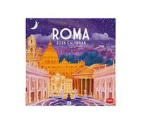 Legami - Calendario da Parete 2026, Rome, Calendario da Muro Grande, 12 Mesi e Planner Annuale, in Inglese, Spazio per Note, Segni Zodiacali, Festività Internazionali, 30 x 29 cm