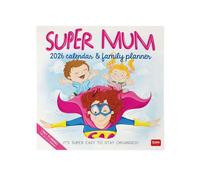 Legami - Calendario da Parete 2026, Super Mum, Calendario da Muro Grande, 12 Mesi e Planner Annuale, in Inglese, Spazio per Note, Segni Zodiacali, Festività Internazionali, 30 x 29 cm