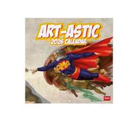 Legami - Calendario da Parete 2026, The Art of Fun, Calendario da Muro Grande, 12 Mesi e Planner Annuale, in 6 Lingue, Spazio per Note, Segni Zodiacali, Festività Internazionali, 30 x 29 cm