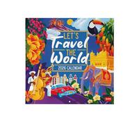 Legami - Calendario da Parete 2026, Travel The World, Calendario da Muro Grande, 12 Mesi e Planner Annuale, in Inglese, Spazio per Note, Segni Zodiacali, Festività Internazionali, 30 x 29 cm