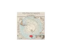 Legami - Calendario da Parete 2026, Vintage Maps, Calendario da Muro Piccolo, 12 Mesi e Planner Annuale, in 6 Lingue, Spazio per Note, Segni Zodiacali, Festività Internazionali, 18 x 18 cm