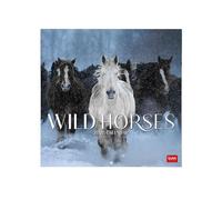 Legami - Calendario da Parete 2026, Wild Horses, Calendario da Muro Grande, 12 Mesi e Planner Annuale, in 6 Lingue, Spazio per Note, Segni Zodiacali, Festività Internazionali, 30 x 29 cm