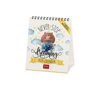 Legami - Calendario da Tavolo 2024, 12 Mesi e Planner annuale 2025, Spazio per Note e Appunti, Numero della Settimana, Segni zodiacali e Festività internazionali, Cellophanatura singola, 12x14,5 cm