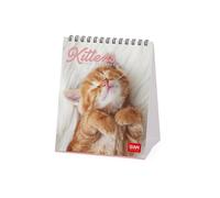 Legami - Calendario da Tavolo 2025, Calendario 12 x 14,5 cm, 12 Mesi e Planner Annuale 2026, 6 Lingue, Segni zodiacali e Festività internazionali, Kittens