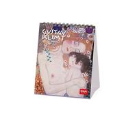 Legami - Calendario da Tavolo 2025, Calendario 12 x 14,5 cm, 12 Mesi e Planner Annuale 2026, 6 Lingue, Segni zodiacali e Festività internazionali, Klimt