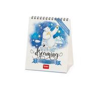 Legami - Calendario da Tavolo 2026, Aphorisms, Calendario da Scrivania, 12 Mesi e Planner Annuale, in 6 Lingue, Segni zodiacali, Festività internazionali, 12 x 14.5 cm