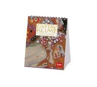 Legami - Calendario da Tavolo 2026, Gustav Klimt, Calendario da Scrivania, 12 Mesi e Planner Annuale, in 6 Lingue, Segni zodiacali, Festività internazionali, 12 x 14.5 cm