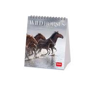 Legami - Calendario da Tavolo 2027, Wild Horses, 12 Mesi, 12 x 14.5 cm