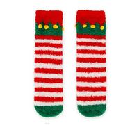 Legami - Calzini Antiscivolo Natalizi It's a Match!, per Bambini e Adulti, Tema Elfo, Taglia 36-42