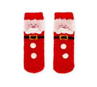Legami - Calzini Antiscivolo Natalizi It's a Match!, per Bambini e Adulti, Tema Santa Claus, Taglia 36-42