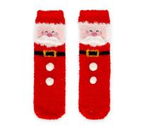 Legami - Calzini Antiscivolo Natalizi It's a Match!, per Bambini e Adulti, Tema Santa Claus, Taglia 36-42