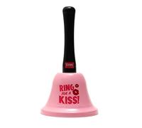 Legami - Campanella Ring for Kiss, Impugnatura ergonomica, Ø 7,5 cm, Tema Kiss