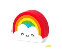 Legami - Caricabatteria Portatile, My Super Power, Batteria Ricaricabile, 8,8x10,6 cm, Tema Rainbow, Cavo di Ricarica USB/Micro USB per il Power Bank Incluso in 4h, Capacità 4800 mAh