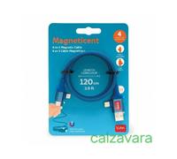 Legami Cavo Magnetico 4 in 1 di Ricarica e Sincronizzazione - Petrol