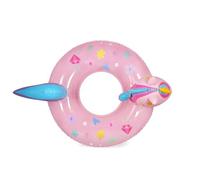 Legami - Ciambella Gonfiabile per Piscina, Maxi Ciambellone per Bambini, Accessorio Gonfiabile Mare Spiaggia, Sostiene Fino a 40 Kg, Ciambella Unicorno, Diametro 80 cm