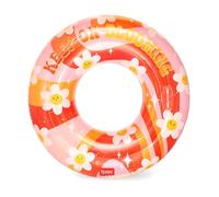 Legami - Ciambella Gonfiabile per Piscina, Maxi Ciambellone per Ragazzi e Adulti, Accessorio Gonfiabile Mare Spiaggia, Sostiene Fino a 80 Kg, Ciambella a Forma di Salvagente, Diametro 102 cm, Daisy