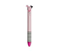 Legami Click&Clack - Penna a Due Colori, 1,2x14 Cm, Miss Flamingo