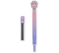 Legami - Compasso con Mina Automatica, Tema Kitty, 10 Mine 0,5 mm con 2B incluse, max Diametro 30 cm, Compatto, Struttura resistente in Metallo, 1.6 x 13 x 1.7 cm