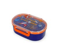 Legami - Contenitore Porta Merenda, Tema Space, 1 Snack Box con Divisiorio removibile, Chiusura a Clip, facile da aprire e richiudere, Lavabile in Lavastoviglie, 18 x 7 x 14 cm