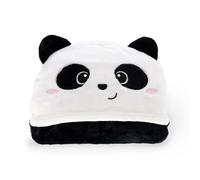 Legami - Coperta con Cappuccio Cosy Hugs! Tema Panda, con Tasche Scaldamani e Cappuccio, Coperta in Poliestere, Chiusura a Bottone, 150 x 125 cm
