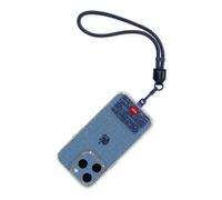 Legami - Cordino Porta Cellulare Always Together, Smartohone Laynard, Cordino Regolabile con Gancio in Metallo, Chiusura Sicura, Adesivo, Tema Blueberry, 27 cm