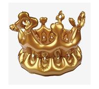 Legami- Corona Gonfiabile König Regina, Cremisi, Taglia Adulto, Ø 22 cm, CRO0002