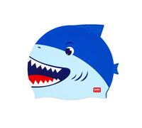 Legami - Cuffia Nuoto, Cuffia Piscina Bambino, Bambini 4-10 Anni, Facile da Indossare, in Silicone, Swimming Cap, Ottima Tenuta, Squalo