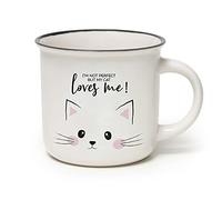 Legami Cup-Puccino Cat Tazza, Porcellana Bone China, Multicolore, 350 ml