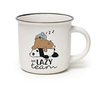 TAZZA IN PORCELLANA ''THE LAZY TEAM''