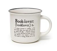 Legami - Cup Puccino, Tazza in Porcellana New Bone China, Tema Book Lover, Take a Break Collection, Capacità 350 ml, Lavabile in Lavastoviglie, Utilizzabile in Microonde