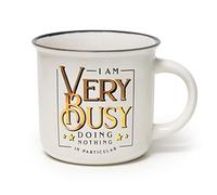 Legami - Cup Puccino, Tazza in Porcellana New Bone China, Tema Very Busy, Take a Break Collection, Capacità 350 ml, Lavabile in Lavastoviglie