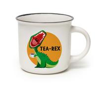 Legami Cup-Puccino Tea Rex Mug, Bone China, Multicoloured, 350 ml Modern