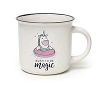 Legami CUP0055, Cup Puccino, Tazza in Porcellana New Bone China, Tema Unicorn, Buongiorno Collection, Capacità 350 ml, Lavabile in Lavastoviglie, Utilizzabile in Microonde