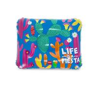 Legami - Cuscino Collo Gonfiabile, Cuscino da Campeggio Piscina Spiaggia Mare, Comodo Ultraleggero, Dimensioni 45 x 36 cm, Cactus
