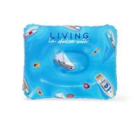 Legami - Cuscino Spiaggia Gonfiabile, Cuscino da Campeggio Piscina Spiaggia Mare, Comodo Ultraleggero, Dimensioni 45 x 36 cm