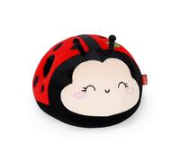Legami - Cuscino Super Soft! Tema Ladybug, Super Soffice, Apertura per scaldare le Mani, Idea Regalo, L 25 x H 26 x W 33 cm
