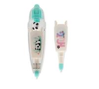 Legami - Decoration Tape Pen, Nastro Decorativo Tema Panda, perfetto per decorare Diari, Biglietti di Auguri, Notebooks, Lunghezza 4m + 1 ricarica inclusa