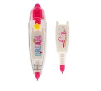 Legami - Decoration Tape Pen, Nastro Decorativo Tema Unicorn, perfetto per decorare Diari, Biglietti di Auguri, Notebooks, Lunghezza 4m + 1 ricarica inclusa