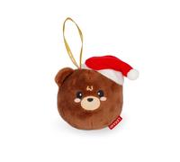 Legami - Decorazione Natalizia in Peluche Oh-Oh-Ornaments, Tema Teddy Bear, Pallina di Natale, da Appendere all'Albero, in Poliestere, 9 x 10 x 4 cm